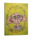Te amo como Dobby ama las calcetas | Cuadro decorativo de Canvas Lab