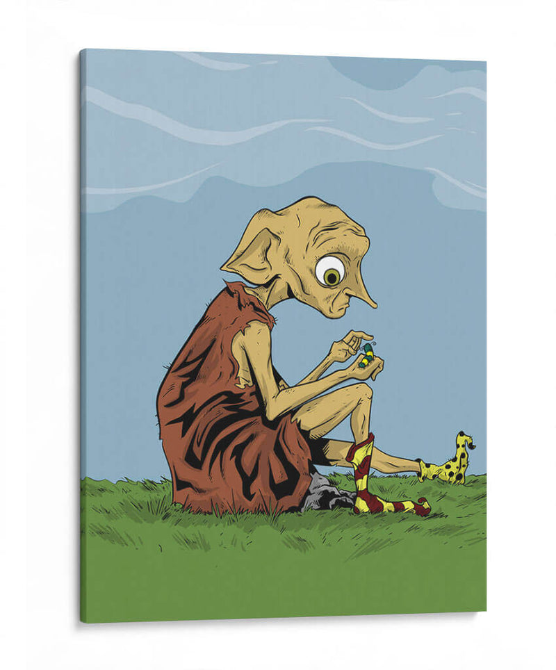 Contemplando calcetas | Cuadro decorativo de Canvas Lab