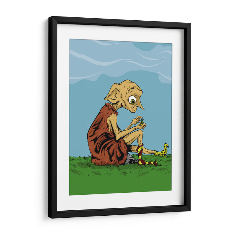 Contemplando calcetas | Cuadro decorativo de Canvas Lab