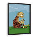 Contemplando calcetas | Cuadro decorativo de Canvas Lab