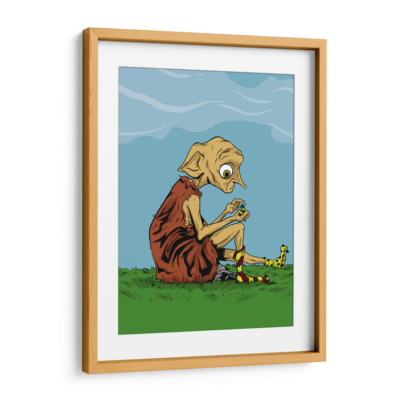 Contemplando calcetas | Cuadro decorativo de Canvas Lab