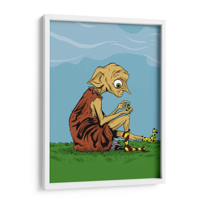 Contemplando calcetas | Cuadro decorativo de Canvas Lab