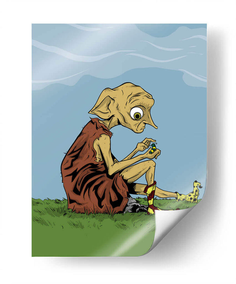 Contemplando calcetas | Cuadro decorativo de Canvas Lab