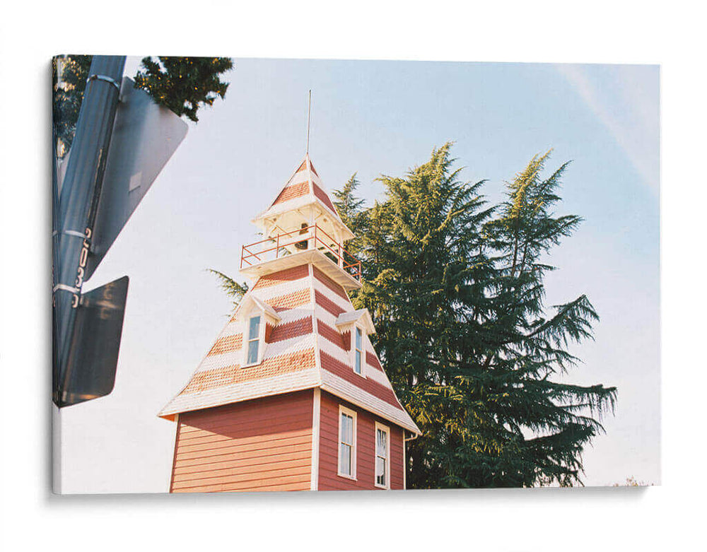 CALIFORNIA - Vieja estación de bomberos - Raúl Ruz | Cuadro decorativo de Canvas Lab