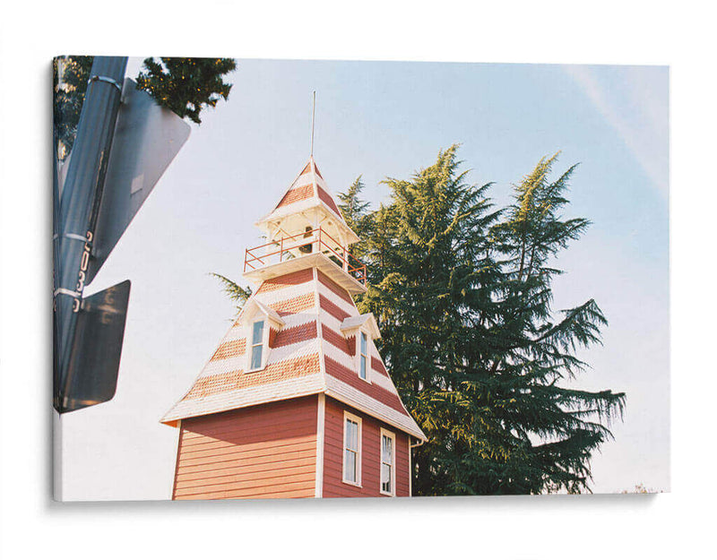 CALIFORNIA - Vieja estación de bomberos - Raúl Ruz | Cuadro decorativo de Canvas Lab