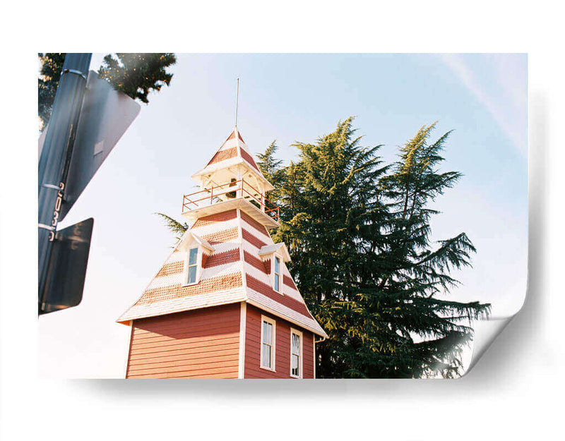 CALIFORNIA - Vieja estación de bomberos - Raúl Ruz | Cuadro decorativo de Canvas Lab