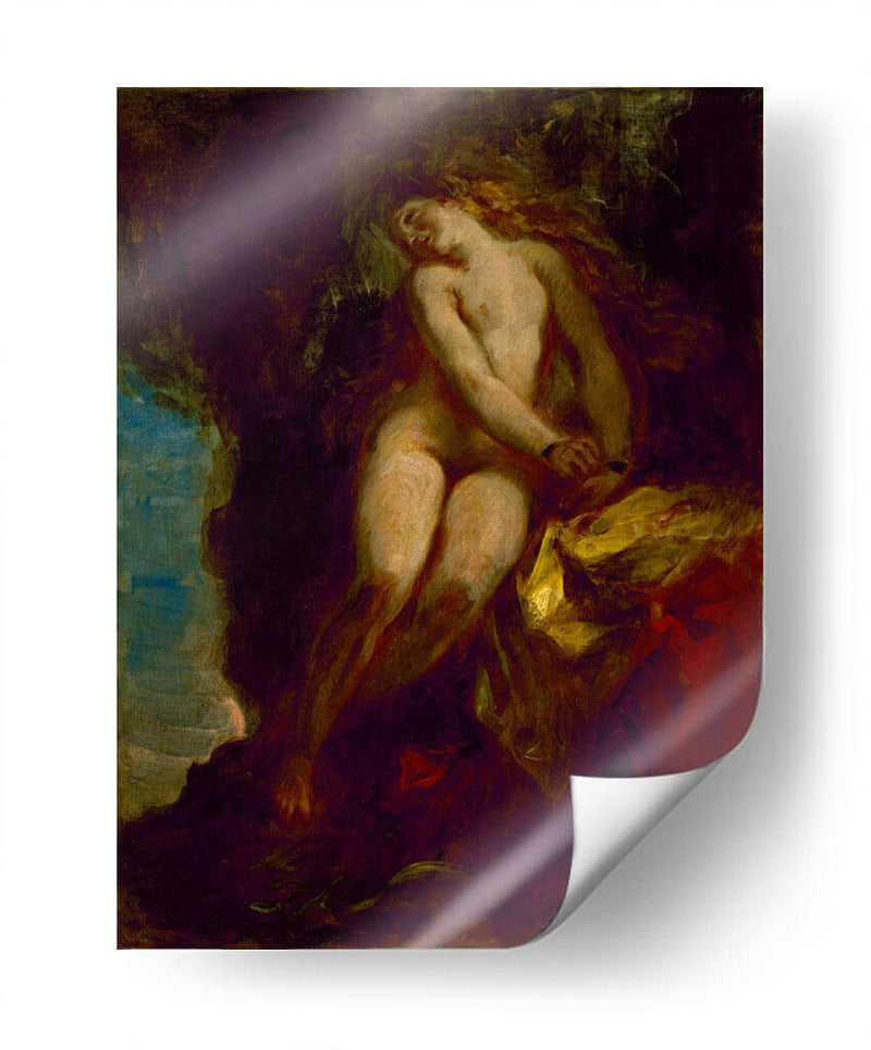 Andrómeda - Eugène Delacroix | Cuadro decorativo de Canvas Lab