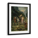 Angélica y Medoro herido - Eugène Delacroix | Cuadro decorativo de Canvas Lab