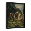 Angélica y Medoro herido - Eugène Delacroix | Cuadro decorativo de Canvas Lab