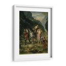 Angélica y Medoro herido - Eugène Delacroix | Cuadro decorativo de Canvas Lab