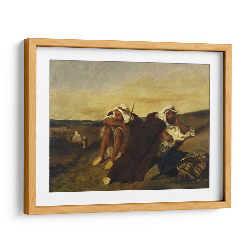 Árabes de Oran - Eugène Delacroix | Cuadro decorativo de Canvas Lab