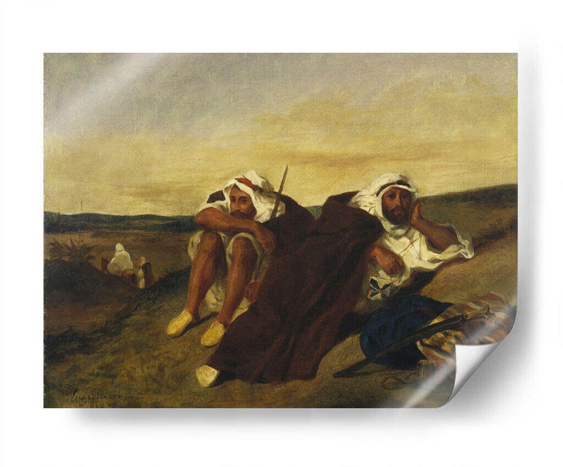 Árabes de Oran - Eugène Delacroix | Cuadro decorativo de Canvas Lab