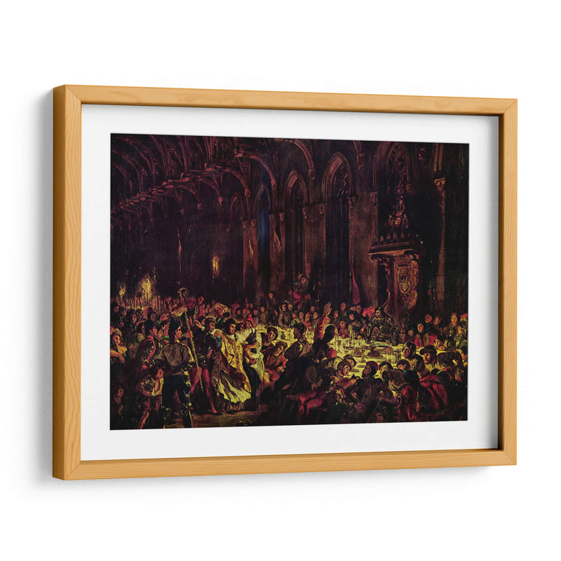 Asesinato del obispo de Lieja - Eugène Delacroix | Cuadro decorativo de Canvas Lab