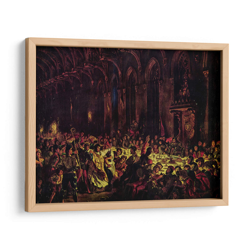 Asesinato del obispo de Lieja - Eugène Delacroix | Cuadro decorativo de Canvas Lab