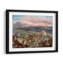 Botzaris sorprende al campamento turco y cae mortalmente herido - Eugène Delacroix | Cuadro decorativo de Canvas Lab