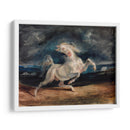 Caballo asustado por una tormenta - Eugène Delacroix | Cuadro decorativo de Canvas Lab