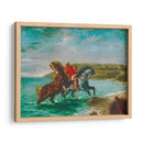 Caballos saliendo del mar - Eugène Delacroix | Cuadro decorativo de Canvas Lab
