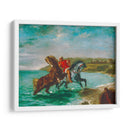 Caballos saliendo del mar - Eugène Delacroix | Cuadro decorativo de Canvas Lab
