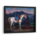 Circasiano con un caballo - Eugène Delacroix | Cuadro decorativo de Canvas Lab