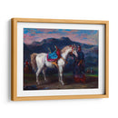 Circasiano con un caballo - Eugène Delacroix | Cuadro decorativo de Canvas Lab