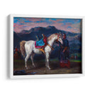Circasiano con un caballo - Eugène Delacroix | Cuadro decorativo de Canvas Lab