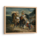 Combate entre Giaur y Hassan - Eugène Delacroix | Cuadro decorativo de Canvas Lab