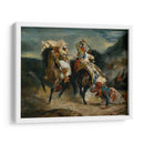 Combate entre Giaur y Hassan - Eugène Delacroix | Cuadro decorativo de Canvas Lab