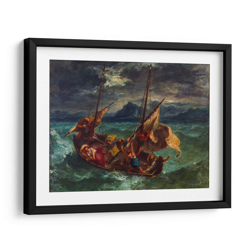 Cristo en el mar de Galilea - Eugène Delacroix | Cuadro decorativo de Canvas Lab