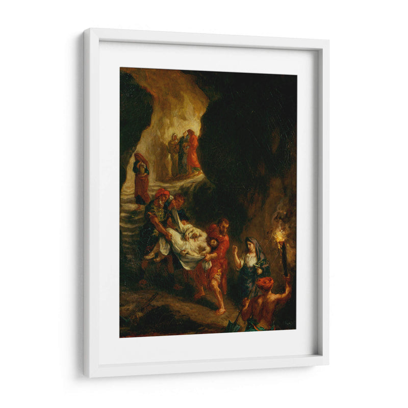 Cristo llevado a la tumba - Eugène Delacroix | Cuadro decorativo de Canvas Lab