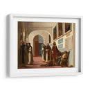 Cristobal Colón y su hijo en La Rábida - Eugène Delacroix | Cuadro decorativo de Canvas Lab