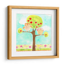 Hoots Y Corazones I - June Erica Vess | Cuadro decorativo de Canvas Lab