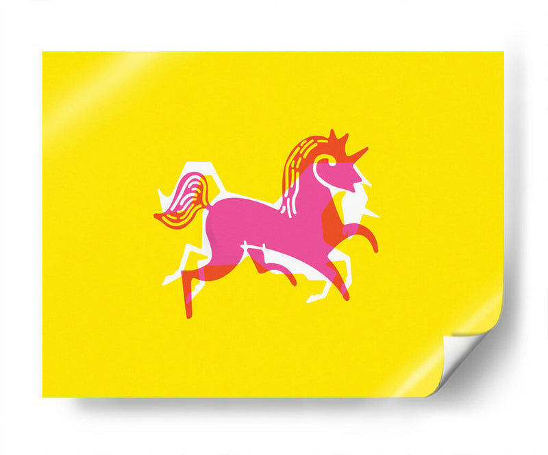Unicornio brillante | Cuadro decorativo de Canvas Lab