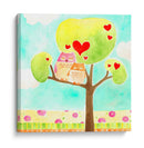 Hoots Y Corazones Ii - June Erica Vess | Cuadro decorativo de Canvas Lab
