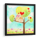 Hoots Y Corazones Ii - June Erica Vess | Cuadro decorativo de Canvas Lab