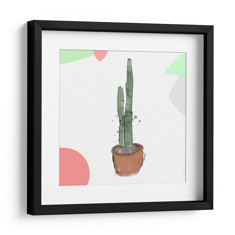 Cactusito en maceta | Cuadro decorativo de Canvas Lab