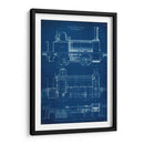 Locomotora Blueprint Ii - Vision Studio | Cuadro decorativo de Canvas Lab
