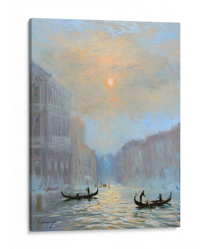 Niebla De La Mañana De Venecia - Chuck Larivey | Cuadro decorativo de Canvas Lab