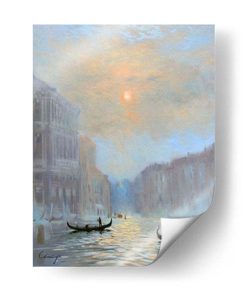 Niebla De La Mañana De Venecia - Chuck Larivey | Cuadro decorativo de Canvas Lab