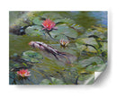 Koi Y Lirios Iii - Chuck Larivey | Cuadro decorativo de Canvas Lab