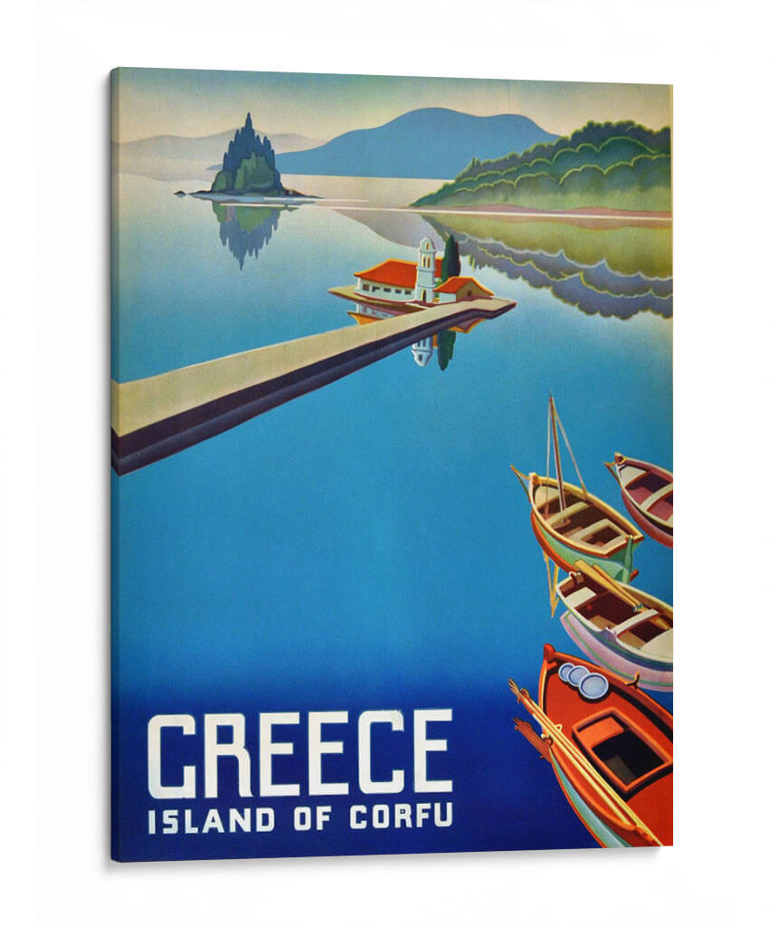 Corfu | Cuadro decorativo de Canvas Lab