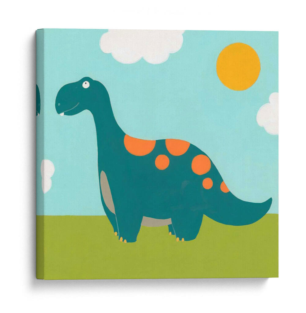 Playtime Dino Iii - June Erica Vess | Cuadro decorativo de Canvas Lab