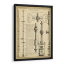 Cerraduras Decorativas Antiguas I - J.F. Blondel | Cuadro decorativo de Canvas Lab