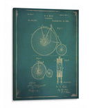 Patente De Bicicleta 1 Azul - GI ArtLab | Cuadro decorativo de Canvas Lab