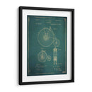 Patente De Bicicleta 1 Azul - GI ArtLab | Cuadro decorativo de Canvas Lab