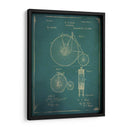 Patente De Bicicleta 1 Azul - GI ArtLab | Cuadro decorativo de Canvas Lab