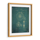 Patente De Bicicleta 1 Azul - GI ArtLab | Cuadro decorativo de Canvas Lab