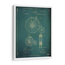 Patente De Bicicleta 1 Azul - GI ArtLab | Cuadro decorativo de Canvas Lab