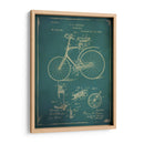 Patente De Bicicleta 2 Azul - GI ArtLab | Cuadro decorativo de Canvas Lab