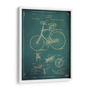 Patente De Bicicleta 2 Azul - GI ArtLab | Cuadro decorativo de Canvas Lab