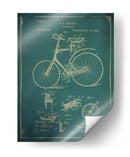 Patente De Bicicleta 2 Azul - GI ArtLab | Cuadro decorativo de Canvas Lab